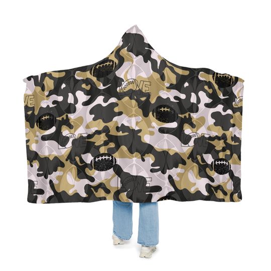 Snuggle Blanket, Football Blanket, Sports Throw Blanket, Cozy Lap Blanket, Game Day Snuggle Wrap