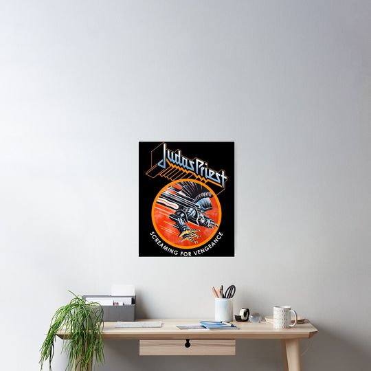 Judas Priest Poster – Classic Rock Artwork for Teen Rooms and Dorm Decor