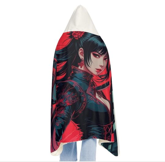 Discover Anime Snuggle Blanket: Vibrant Colors, Soft Polyester