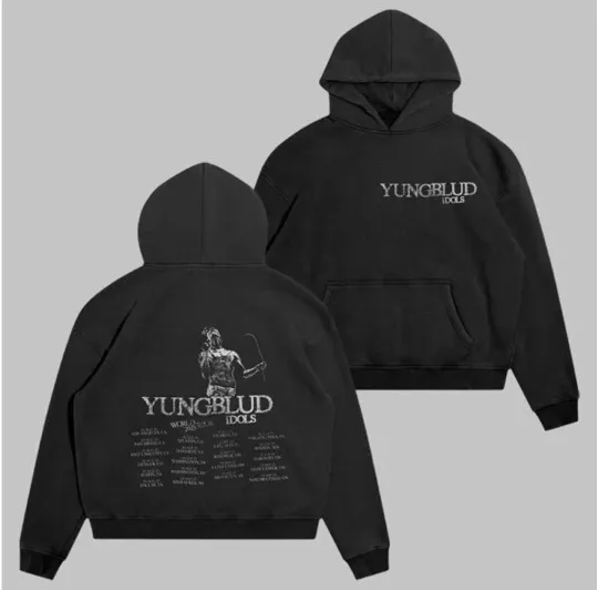 Yungblud Idols World Tour 2025 Double Sided Hoodie