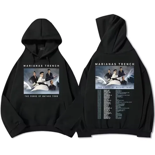 Discover THE FORCE OF NATURE TOUR 2025 Marian’s Trench Hoodie Unisex