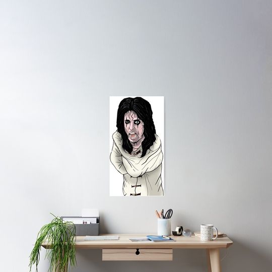 Alice Cooper Poster – Stylish Wall Decoration for Rock and Roll Fans