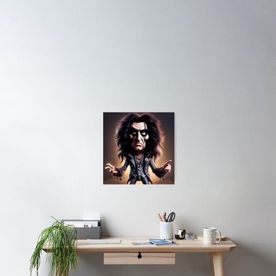 Alice Cooper Poster – Modern Rock Wall