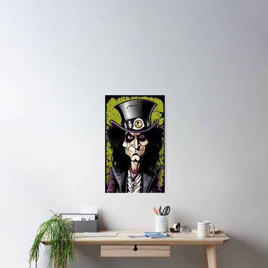 Alice Cooper Poster – Cool Wall Art Gift for Rock Culture Fans