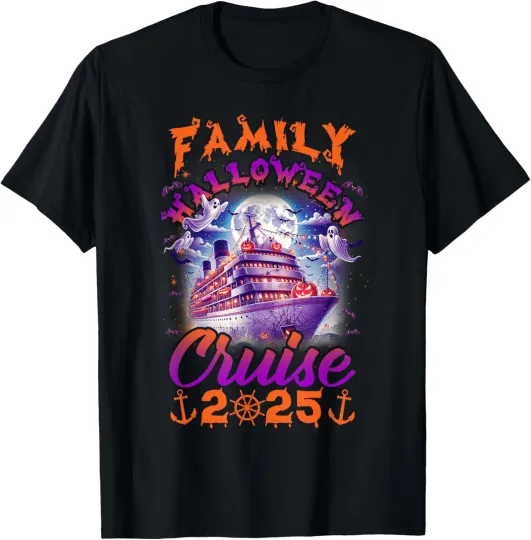 Discover Family Halloween Cruise 2025 Matching Unisex T-Shirt