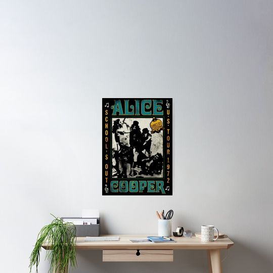 Alice Cooper Poster – Iconic Wall Art Gift