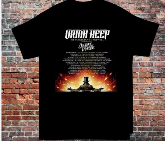 Discover Uriah Heep & April Wine Tour 2025 T-Shirt