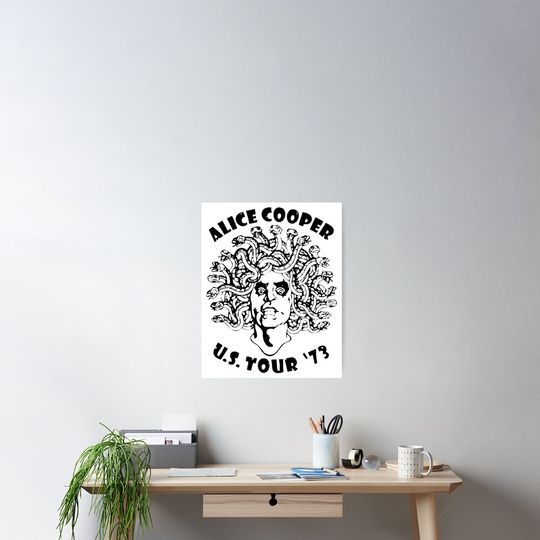 Alice Cooper Poster – Cool Wall Art for Punk and Rock Music Fans
