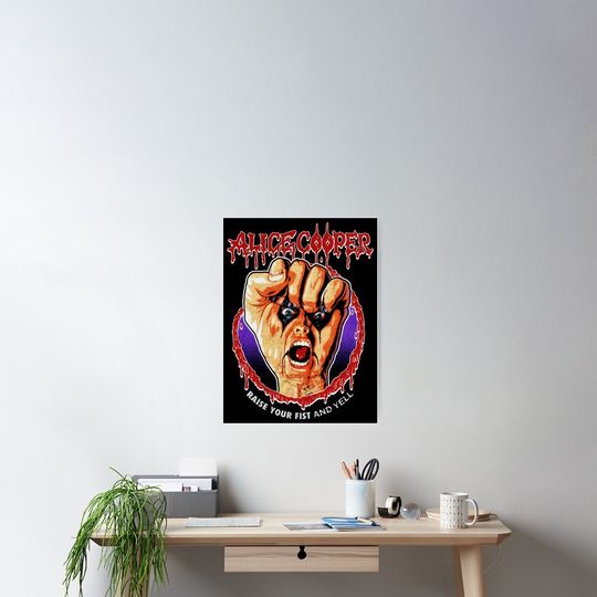 Alice Cooper Poster – Stylish Rock Wall Print
