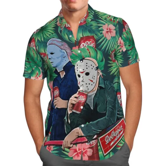 Halloween Dr Pepper 13Th Friday Hawaiian Shirt