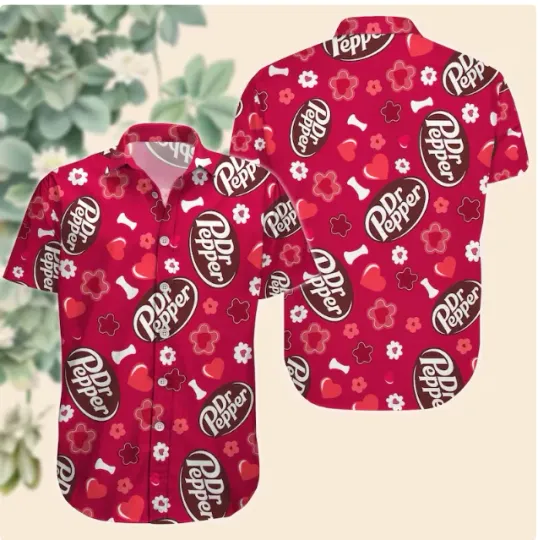 Dr Pepper Button 3D HAWAII SHIRT HALLOWEEN GIFT CHRISTMAS GIFT BEST PRICE