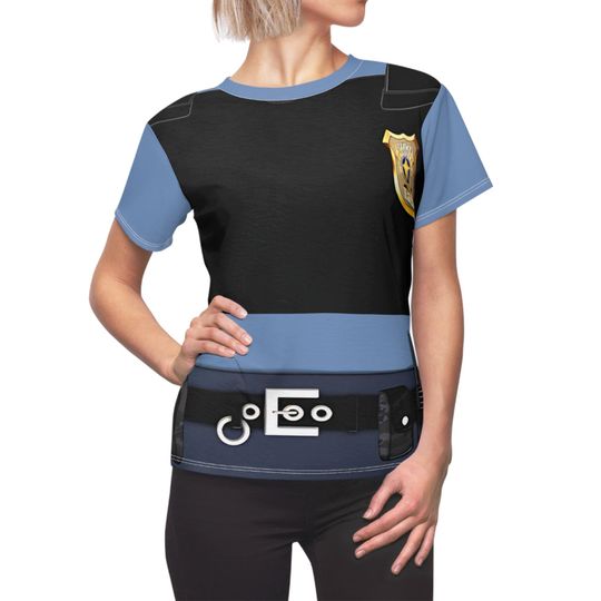 Judy Hopps Costume Shirt - Women's Zootopia Disney Shirt - Animal Kingdom Police Uniform Tee