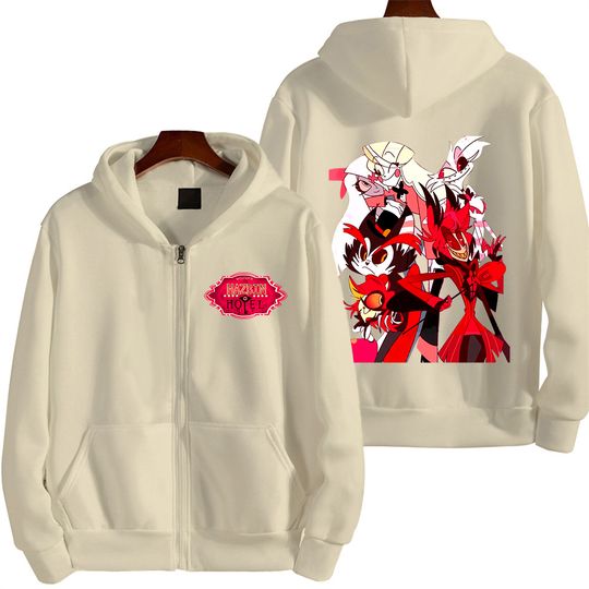 Y2k Street Hoodies 2025 Fun Hazbin Hotel Hoodies Alasto Printed Sweatshirts