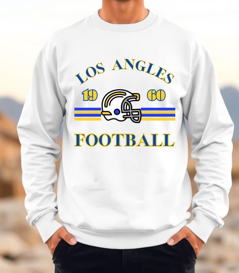 Los Angeles Football Unisex Sweatshirt - Sports Fan Apparel, Football Lover Gift, Team Spirit Hoodie, Game Day Sweatshirt, LA Football Fan