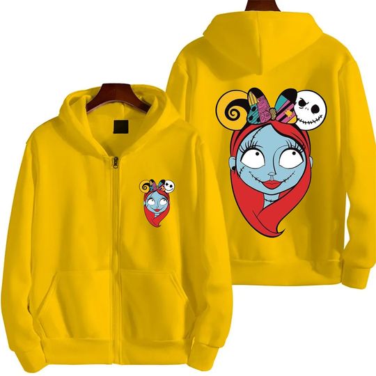 Emily Cartoon Anime New Men's Cartoon Zipper Hoodie Women's Fashion Sportswear Spring and Autumn Couple Coat