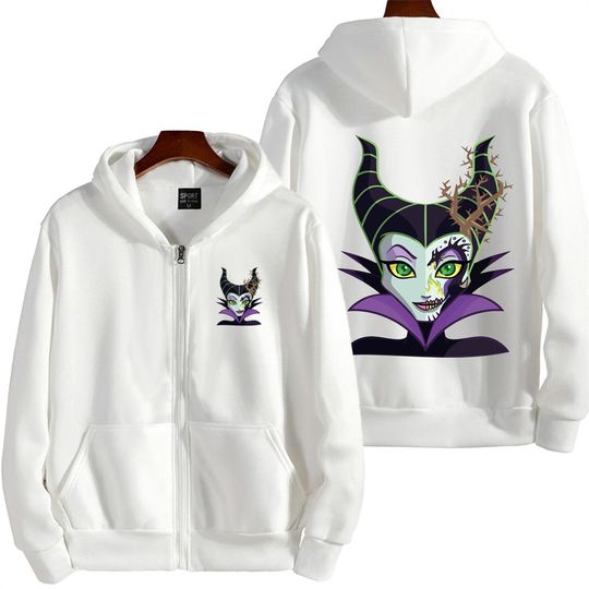 Discover Maleficent Devil Cartoon Anime New Men's Cartoon Zipper Hoodie