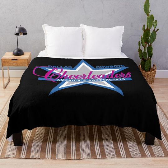 The Dallas Cowboys Cheerleaders  Icon Classic T-Shirt.png Throw Blanket