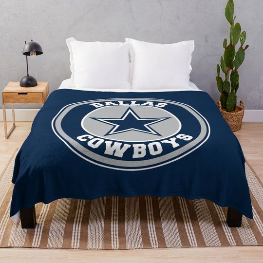 Discover  Cowboys-City  Throw Blanket