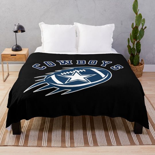 Discover Dallas Football Throw Blanket