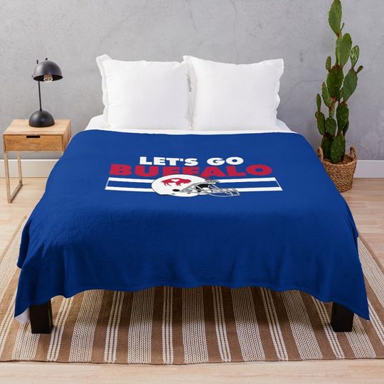 Discover let's go buffalove Throw Blanket