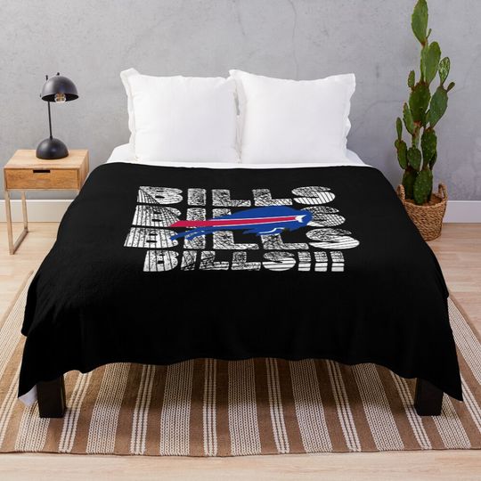 Discover Buffalo Bills  Throw Blanket