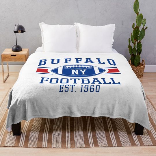 Discover Buffalo New York Football NY Mafia Sports	 Throw Blanket