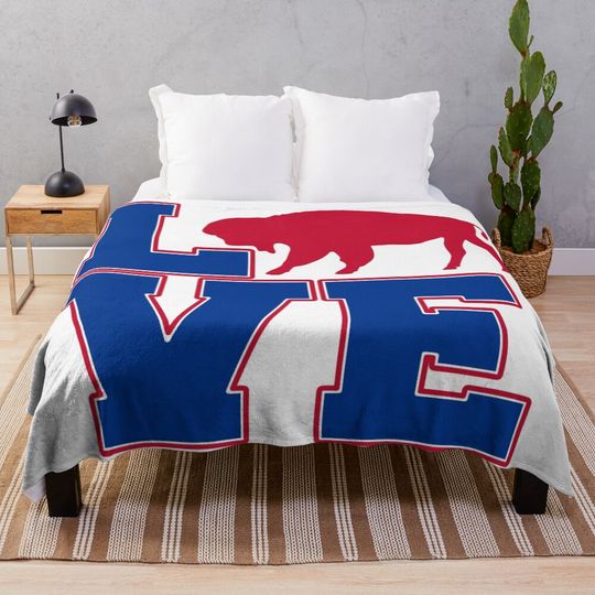 Discover Buffalo LOVE Throw Blanket