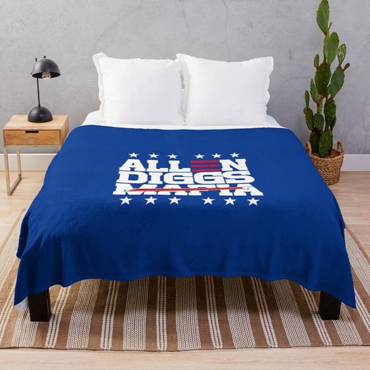  Allen Diggs 2020 Bills mafia Throw Blanket