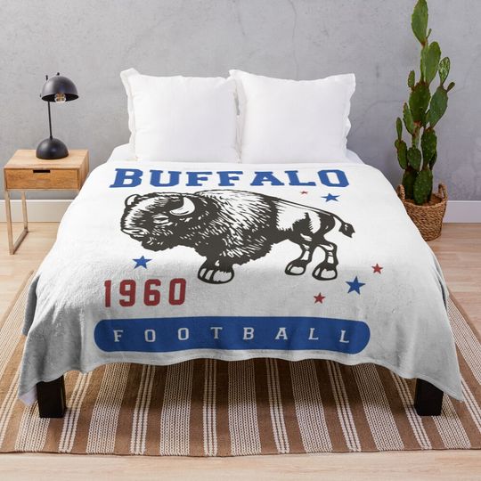 Buffalo Bills Football Est 1960 Throw Blanket