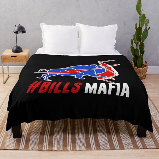"  Buffalo Bills Mafia " Throw Blanket