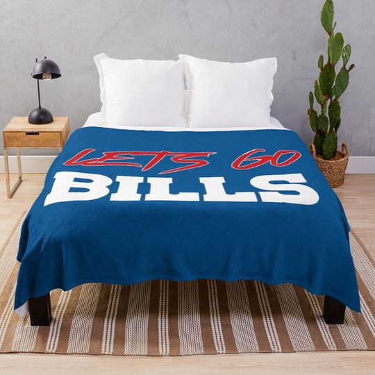 Discover Lets go Bills Throw Blanket