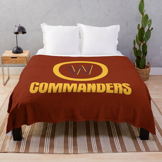Washington Commanders Football Team Throw Blanket