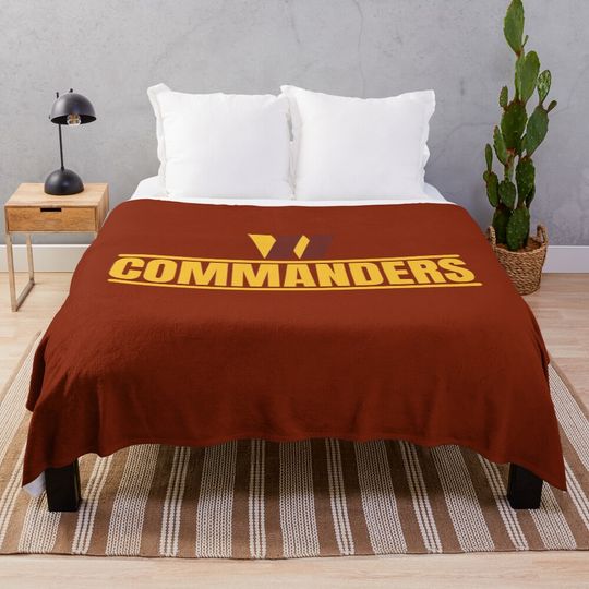 Washington Commanders Football Team Throw Blanket