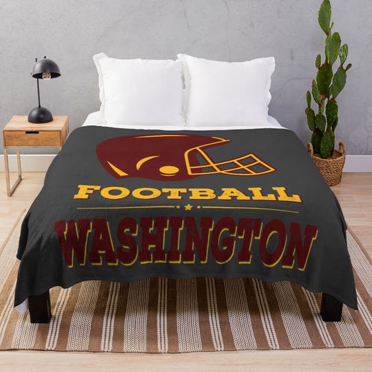 Discover Washington Football Vintage Throw Blanket