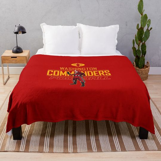 Discover Washington COBRAs Throw Blanket