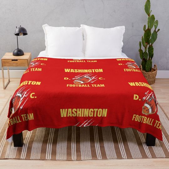 Washington D.C. Football Team Throw Blanket
