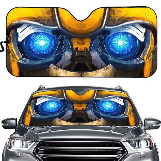 Bumblebee Car Sun Shade | Bumblebee Transformers Car Sunshade | Optimus Prime Transformers Car Sunshade Car