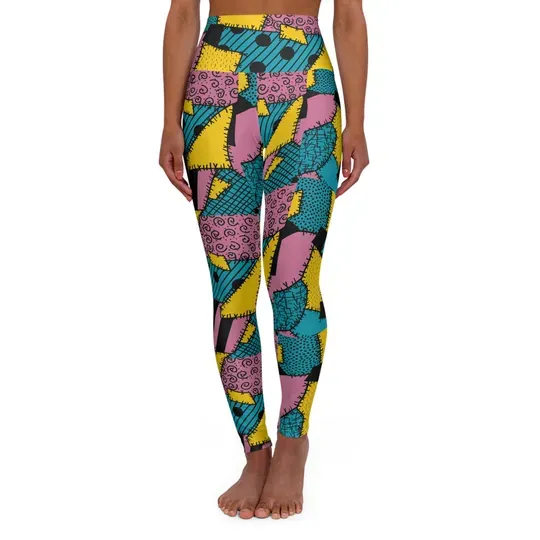 Sally Stitches Dress Leggings, Nightmare Before Christmas Leggings