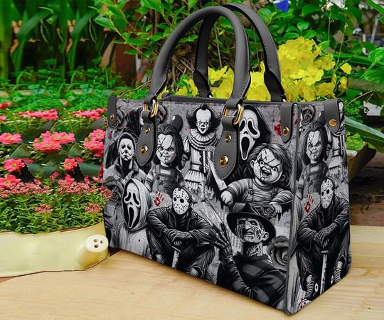 Horror Halloween Personalized Leather Handbag & Wallet