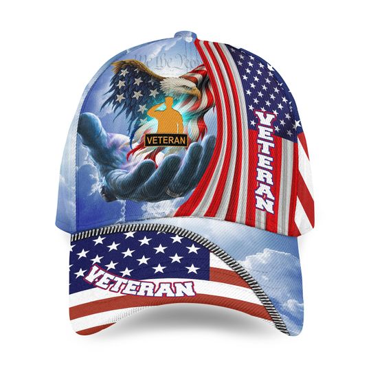 US Veteran Hat Patriotic Hats For Men Military Retired Hats Veterans Day Gift Ideas Military Ball Caps Gift For Veteran