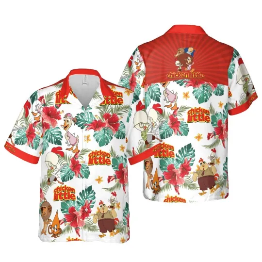 Discover Chicken Little Hawaiian Button Down Shirt