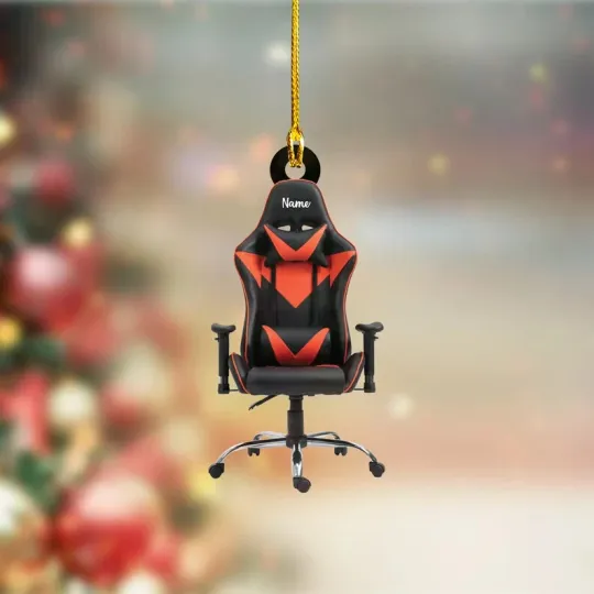 Discover Personalized Gaming Chair Christmas Ornament, Xmas Tree Decor