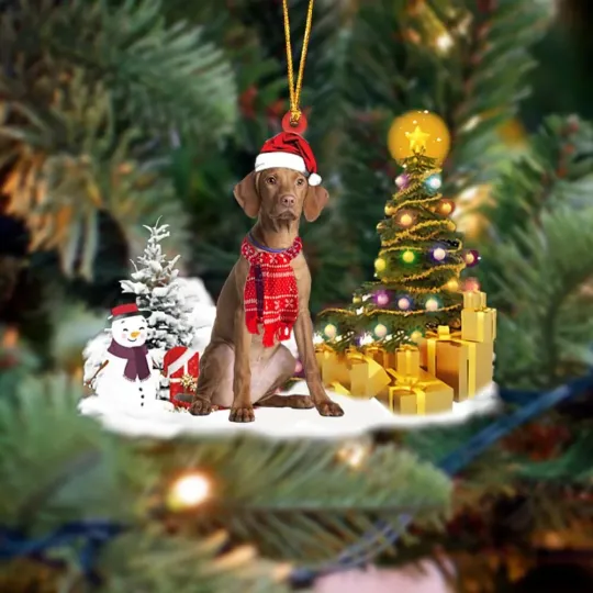 Discover Vizsla Christmas Hanging Ornament Dog Ornament, Christmas Car Ornament