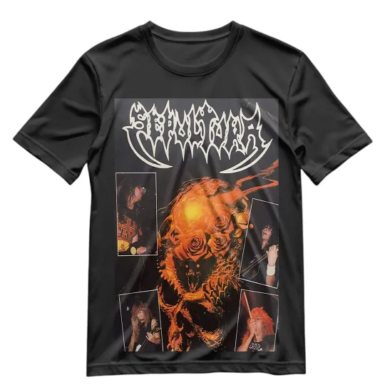 Sepultura T-Shirt Vintage Band Beneath The Remains Graphic Tee