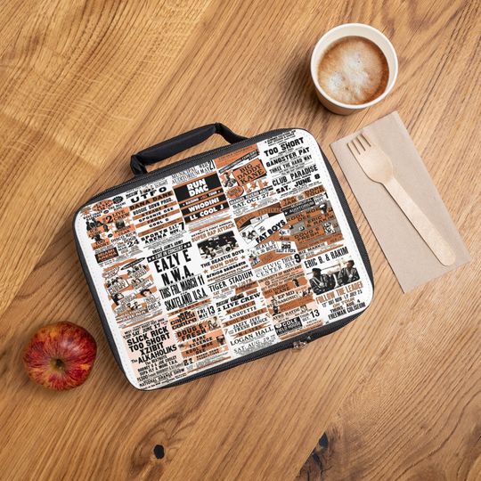 Old School Hip Hop Lunch Bag, Back to School Bag, Gift for Kid