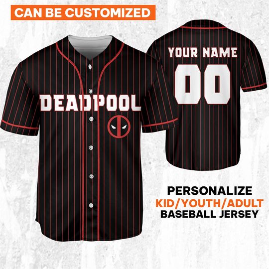 Discover Disney Deadpool Baseball Jersey Shirt, Wolverine And Deadpool Shirt, Hero Sport Shirt, Marvel Matching Baseball Team Outfit