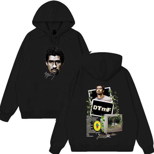 Discover Rapper Bad Bunny Tops DTMF DeBi TiRAR MaS FOToS Hoodies Women Couple Winter Hoodie Hip-hop Tracksuits Hip Hop Fashion Loose Wear