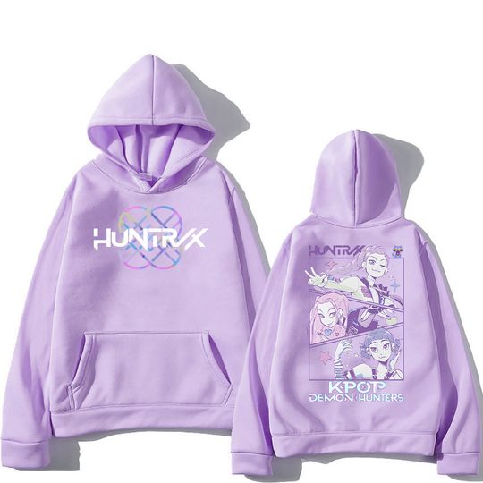 Discover KPop Demon Hunters Hoodies Merch Kpop Men Women Sweatshirt Fashion Versatile Streetwear Oversized Y2K Pullovers Trends Anime Top