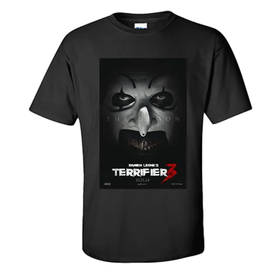 Art the Clown T-Shirt Terrifier 3 Demon T-Shirt