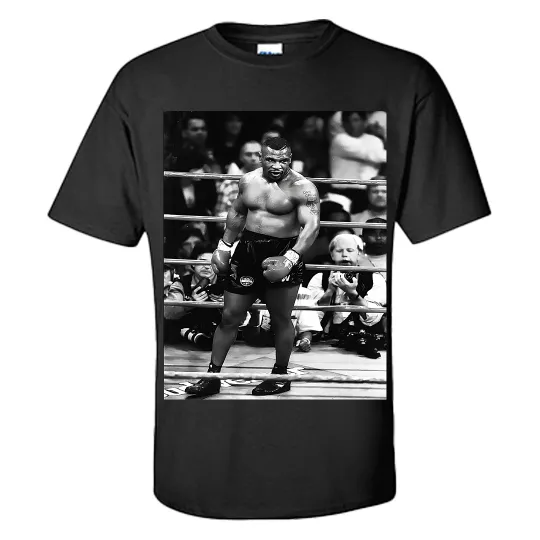 Mike Tyson Vintage 3D T-Shirt In The Ring Graphic Tee